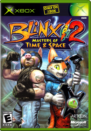 Blinx 2 - Masters of Time & Space (World) 2D Box Front